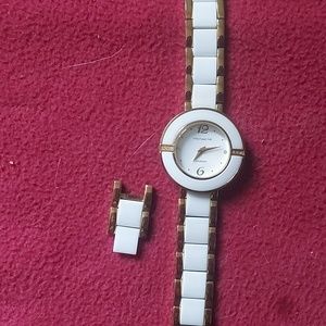 Micheal Hill Ceramic And stanless Steal watch